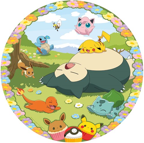 Ravensburger Pokemon ronde legpuzzel - 500 stukjes - cartoon puzzel-2
