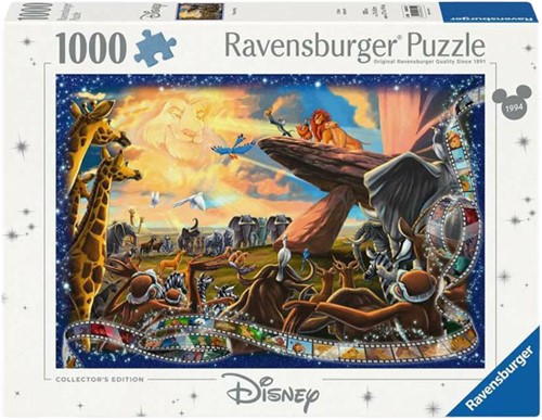Ravensburger puzzel Disney - The Lion King puzzel - 1000 stukjes