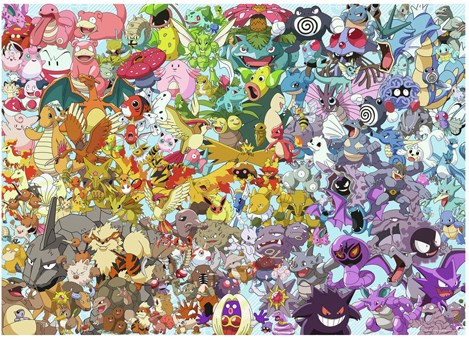 Ravensburger legpuzzel Pokemon 1000 stukjes - puzzel volwassenen-2
