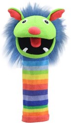 The Puppet Company handpop eco Rainbow - kleurrijk gerecycled speelgoed
