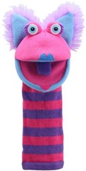 The Puppet Company handpop Eco Sockettes - Kitty pluche gerecycled
