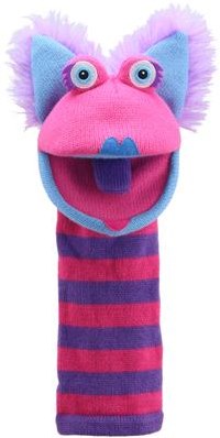 The Puppet Company handpop Eco Sockettes - Kitty pluche gerecycled
