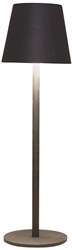 LED Tafellamp metaal mat zwart 9x27,5cm
