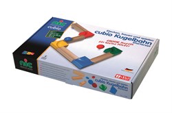 nic knikkerbaan beginner set houten speelgoed knikkerbaan