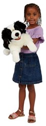 The Puppet Company handpop Border Collie - pluche knuffel hond