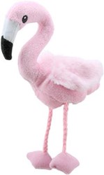 The Puppet Company flamingo vingerpop speelgoed accessoire