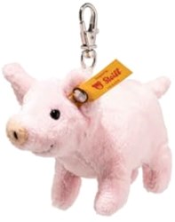 Steiff pluche sleutelhanger varken Lucky Charm roze 9 cm geluksbrenger