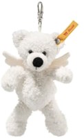 Steiff pluche teddybeer sleutelhanger Lotte beschermengel wit 12 cm