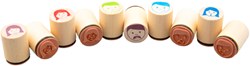 Eduplay stempelset - emoties - houten speelgoed - educatief