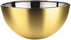 Imperial Kitchen schaal RVS goudkleurig - serveerschaal Ø13cm