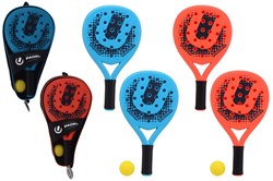Hot Padelracket-set 2 rackets,bal,hoes 2kl.