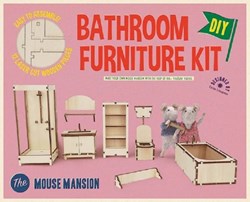 Het Muizenhuis meubelkit badkamer - houten poppenhuis meubels