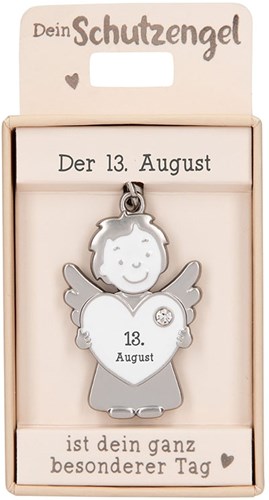 Depesche beschermengel hanger 13 augustus - geluksbrenger sleutelhanger