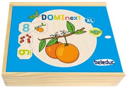 Beleduc educatief speelgoed DOMInext XL Fruits & Vegetables karton