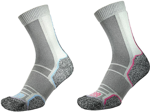 1000 Mile dames wandelsokken - Trek sokken gerecycled - Twin Pack