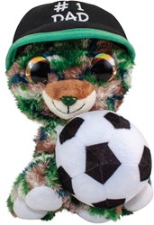 Lumo Stars knuffel beer - pluche Vaderdag cadeau #1 Dad 15cm
