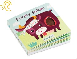 Lilliputiens voelboek boerderij met geluiden - educatief baby speelgoed