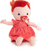 Lilliputiens babypop Rose - zachte pop 36 cm met fopspeen