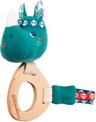 Lilliputiens houten rammelaar eco Marius - duurzaam babyspeelgoed FSC