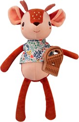 Lilliputiens muziekknuffel eco Stella - hertje met panfluit en zachte melodie