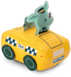 Lilliputiens auto Joe - zachte pullback speelgoedauto voor peuters