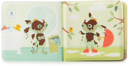 Lilliputiens magisch badboek Joe wash wash - interactief badspeelgoed voor kinderen-3