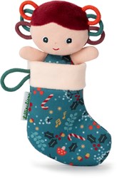Lilliputiens Joy kerstelfje knuffel pop - zacht speelgoed voor kinderen