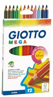 Giotto kleurpotloden Mega 12 stuks extra dik voor kinderen