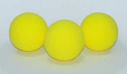 3 foam ball 70mm yellow in verp.