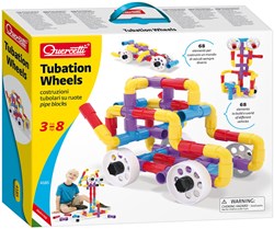 Quercetti buizenconstructie bouwset - 68-delig - creatief speelgoed