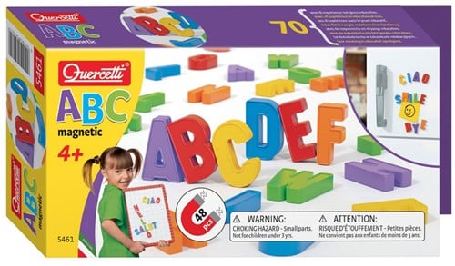 Quercetti ABC Magneten Hoofdletters, 48st.