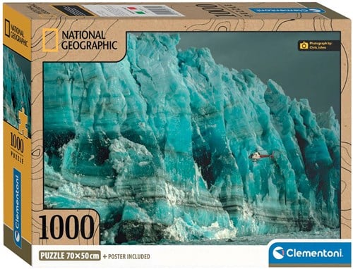 Clementoni Legpuzzel National Geographics - Gletsjer, 1000st.