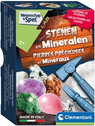 Clementoni wetenschap speelgoed - stenen en mineralen ontdekken kit