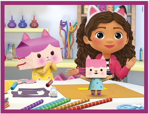 Clementoni blokpuzzel Gabby's Dollhouse - 12 blokken - Cartoon puzzel-2