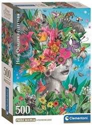 Clementoni puzzel 500 stukjes Head in the Jungle compact box
