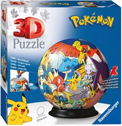 Ravensburger Pokémon 3D puzzelbal - 72 stukjes - kinderpuzzel