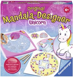Ravensburger Mandala Designer Unicorn - Creatieve tekenset voor kinderen
