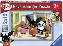 Ravensburger Bing Bunny puzzel - 2x12 stukjes - kinderpuzzel