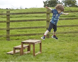 Cosy vlondertrappen houten speeltrap voor kinderen en buiten