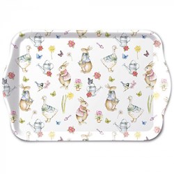 Ambiente dienblad melamine paasdecoratie Easter garden 13x21cm