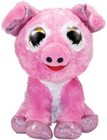 Lumo Stars pluche knuffel varken Piggy 15cm met grote ogen
