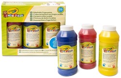 Crayola vingerverf set - primaire kleuren - 3 flessen 237 ml