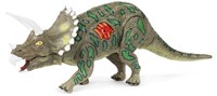 Beweegbare dinosaurus speelgoed met geluid - dino figuur bruin - World of Dinosaurs-2