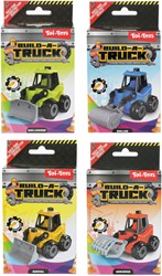 Toi-Toys bouwvoertuig bouwset met schroevendraaier voor kinderen