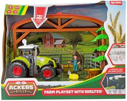 Toi-Toys paardenstal speelset met tractor licht en geluid, 14