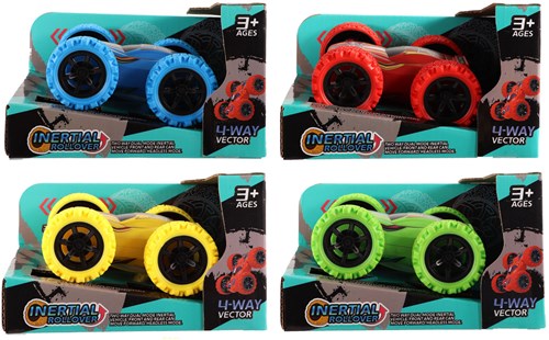 Omkeerbare Stuntauto met Frictie, 12cm