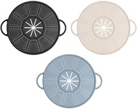 Vergietdeksel 4-in-1 siliconen Ø34cm