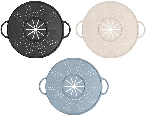 Vergietdeksel 4-in-1 siliconen Ø34cm