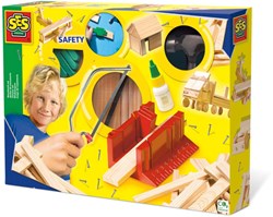 Ses timmerset deluxe houten speelgoed knutselset voor kinderen