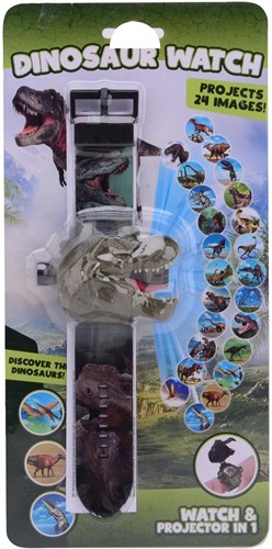 Johntoy dino projectie horloge - speelgoed horloge met 24 afbeeldingen-2